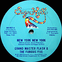 ƥ̾:[GRANDMASTER FLASH & THE FURIOUS FIVE] NEW YORK NEW YORK