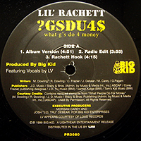 ArtistName:[LIL' RACHETT] ?GSDU4$ (WHAT G'S DO 4 MONEY)