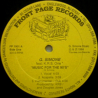 G. SIMONE | MUSIC FOR THE 90'S